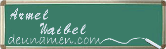 Armel Waibel Visitenkarte